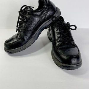 Dunham Mens Black Waterproof Tie Shoes 8D